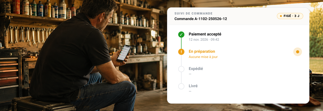 Stepper figé : suivi commande qui n'avance pas