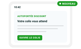 Avis de mise à disposition Autoportée Discount reçu par mail